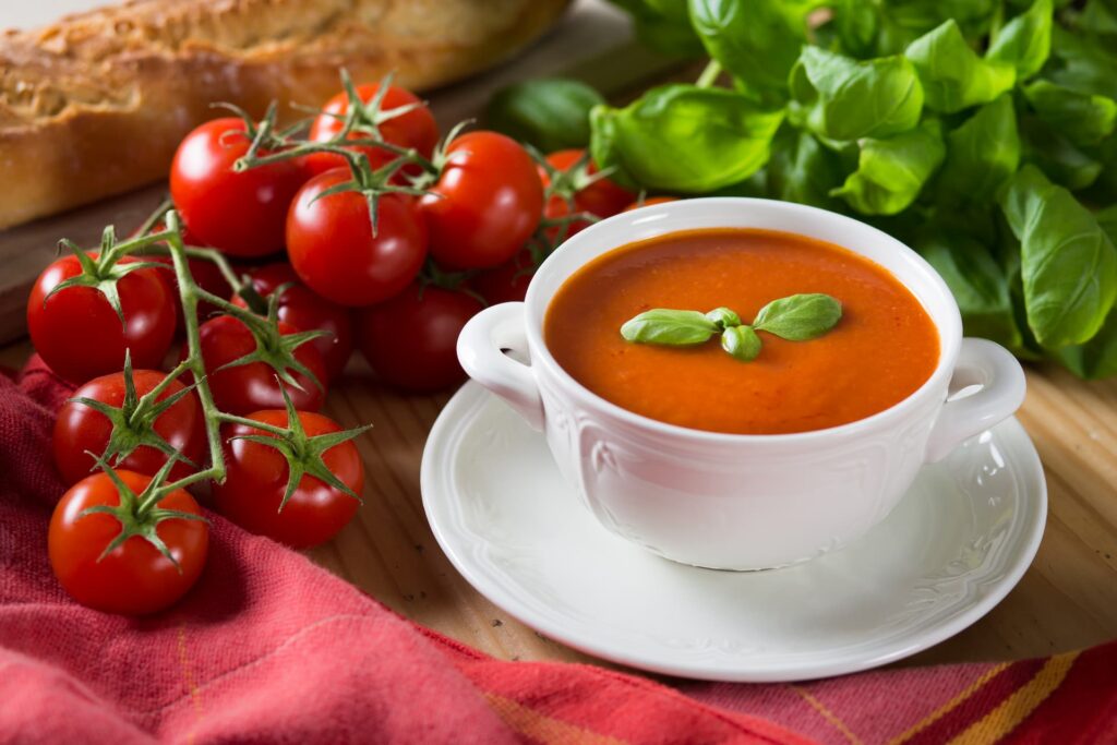 eating tomato soup after dental implant